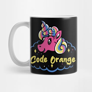 code orange and the last unicorn Mug